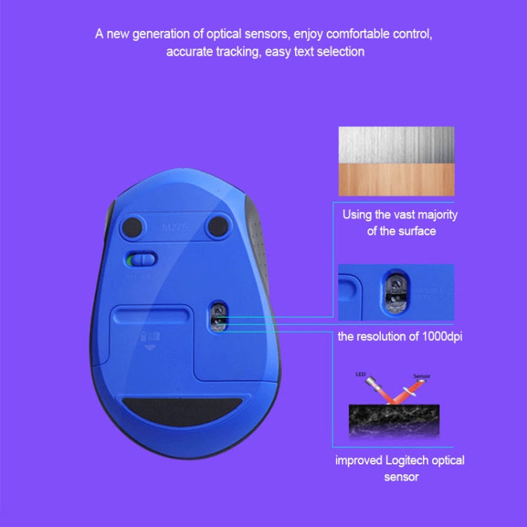 Logitech MK345 Wireless Full-size Keyboard + 2.4GHz 1000DPI Wireless Optical Mouse Set with Nano Receiver(Black) - free shipping - PMC Jewellery - Order now!