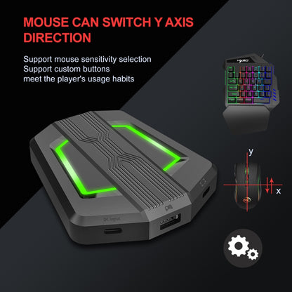 HXSJ P6 Keyboard Mouse Converter - Other by HXSJ | Online Shopping South Africa | PMC Jewellery