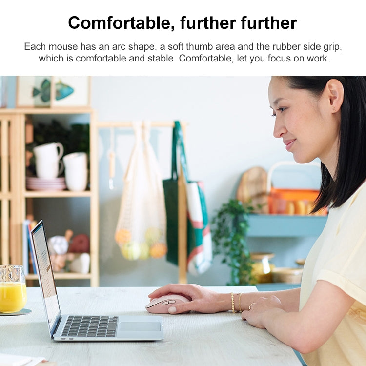 Logitech M650L 2000DPI 2.4GHz Wireless Bluetooth Dual Mode Mouse (White) - free shipping - PMC Jewellery - Order now!