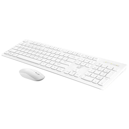 ZGB 8810 Mute Wireless Keyboard + Mouse Set (White) - Wireless Keyboard by Chasing Leopard | Online Shopping South Africa | PMC Jewellery | Buy Now Pay Later Mobicred