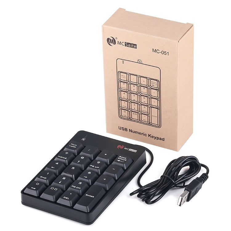 MC Saite MC-051 19 Keys Wired Numeric Keyboard - free shipping - PMC TechLife - Order now!