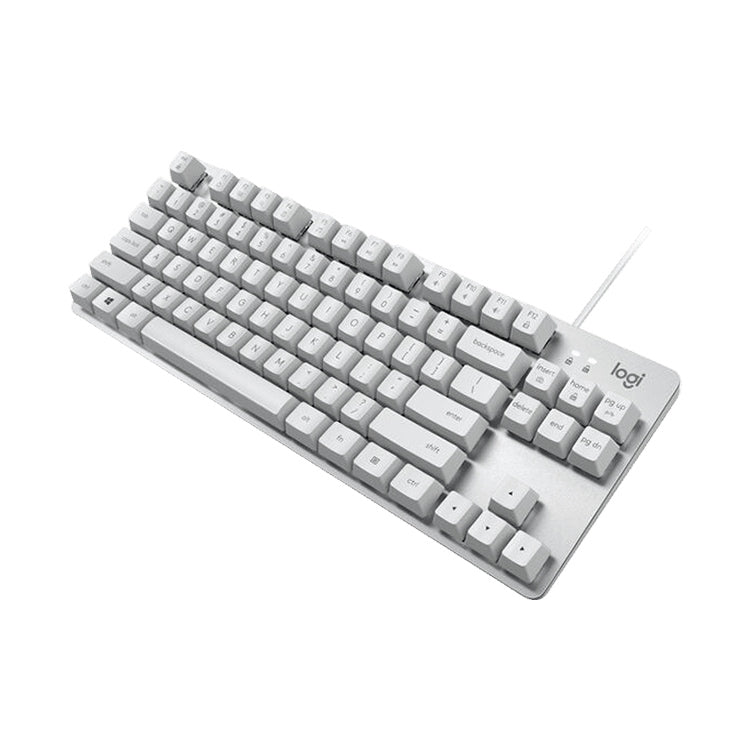 Logitech K835 Mini Mechanical Wired Keyboard, Red Shaft (White) - Wired Keyboard by Logitech | Online Shopping South Africa | PMC Jewellery | Buy Now Pay Later Mobicred