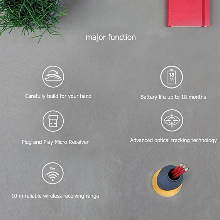 Logitech M280 2.4GHz 3-keys 1000DPI Wireless Optical Mouse, Wireless Range: 10m(Black) - free shipping - PMC Jewellery - Order now!