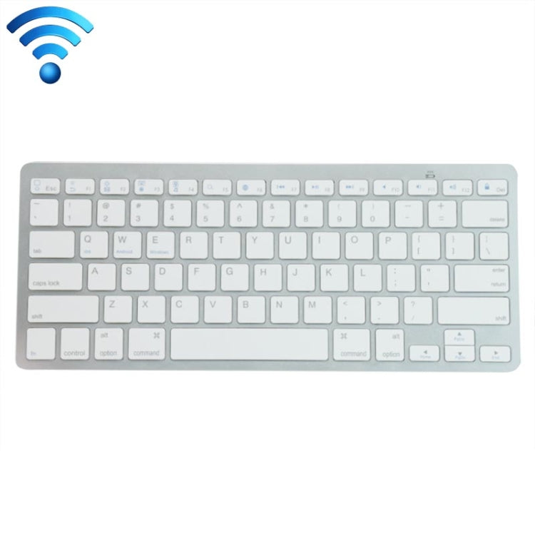 K09 Ultrathin 78 Keys Bluetooth 3.0 Wireless Keyboard (White) - Wireless Keyboard by PMC TechLife | Online Shopping South Africa | PMC TechLife | Buy Now Pay Later Mobicred