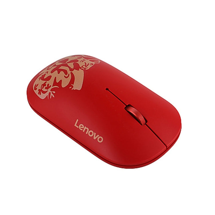 Lenovo Air Handle Lightweight Portable Mute Wireless Mouse, Blessing Mouse Version (Red) - Wireless Mice by Lenovo | Online Shopping South Africa | PMC Jewellery | Buy Now Pay Later Mobicred