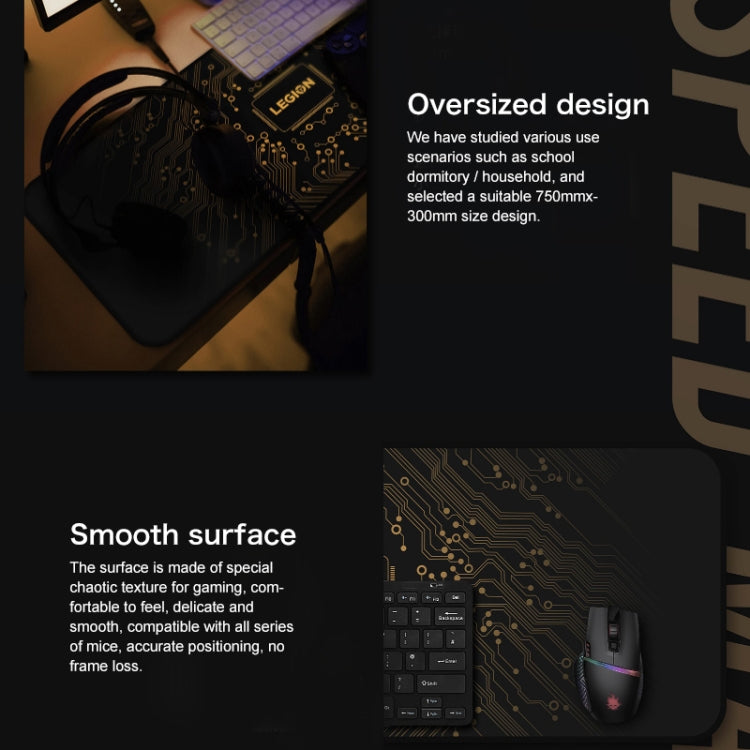 Lenovo LEGION Speed Max B Version Gaming Mouse Pad - free shipping - PMC Jewellery - Order now!