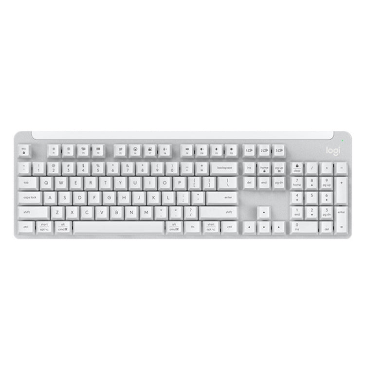 Logitech K865 104 Keys Wireless Bluetooth Mechanical Keyboard, Red Shaft (White) - Wireless Keyboard by Logitech | Online Shopping South Africa | PMC Jewellery | Buy Now Pay Later Mobicred