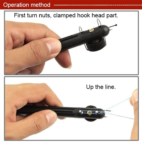 Fishing Line String Knotter Fishing Hook Tie Device Manual Knot Tying Tool - Fishing Hooks by PMC TechLife | Online Shopping South Africa | PMC TechLife
