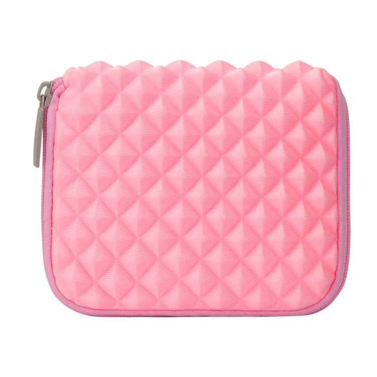 Diamond Texture Laptop Power Bag, Size: 16 x 13 x 1.5cm (Pink) - Other by PMC TechLife | Online Shopping South Africa | PMC TechLife | Buy Now Pay Later Mobicred