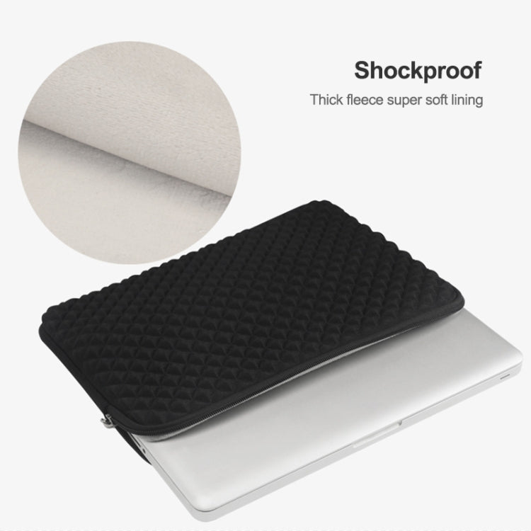 Diamond Texture Laptop Power Bag, Size: 16 x 13 x 1.5cm (Mint Green) - free shipping - PMC TechLife - Order now!