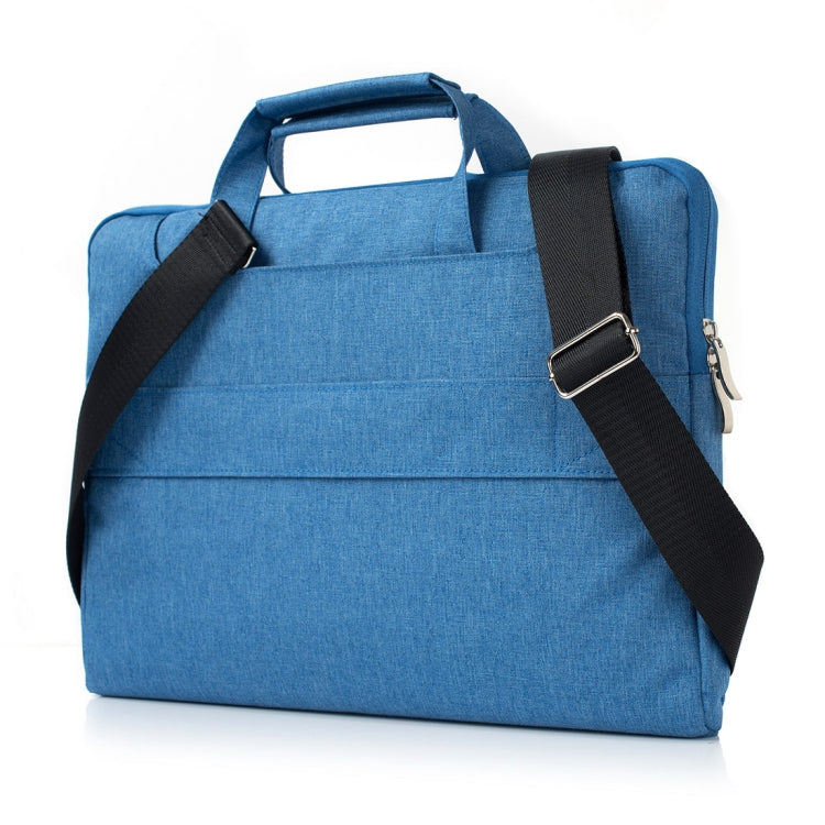 Portable One Shoulder Handheld Zipper Laptop Bag, For 13.3 inch and Below Macbook, Samsung, Lenovo, Sony, DELL Alienware, CHUWI, ASUS, HP(Blue) - 13.3 inch by PMC Jewellery | Online Shopping South Africa | PMC Jewellery | Buy Now Pay Later Mobicred