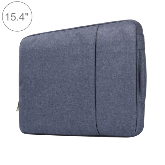 15.4 inch Universal Fashion Soft Laptop Denim Bags Portable Zipper Notebook Laptop Case Pouch for MacBook Air / Pro, Lenovo and other Laptops, Size: 39.2x28.5x2cm (Dark Blue) - 15 inch by PMC Jewellery | Online Shopping South Africa | PMC Jewellery | Buy Now Pay Later Mobicred