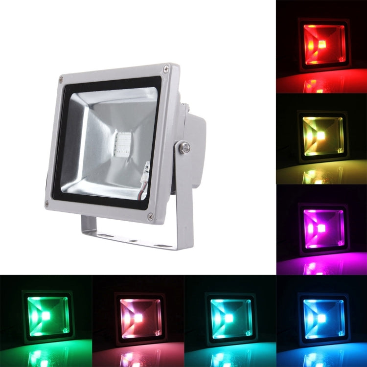 20W IP65 Waterproof Colorful LED Floodlight L, 1500LM with Remote Control, AC 110-265V - Floodlights by PMC Jewellery | Online Shopping South Africa | PMC Jewellery | Buy Now Pay Later Mobicred