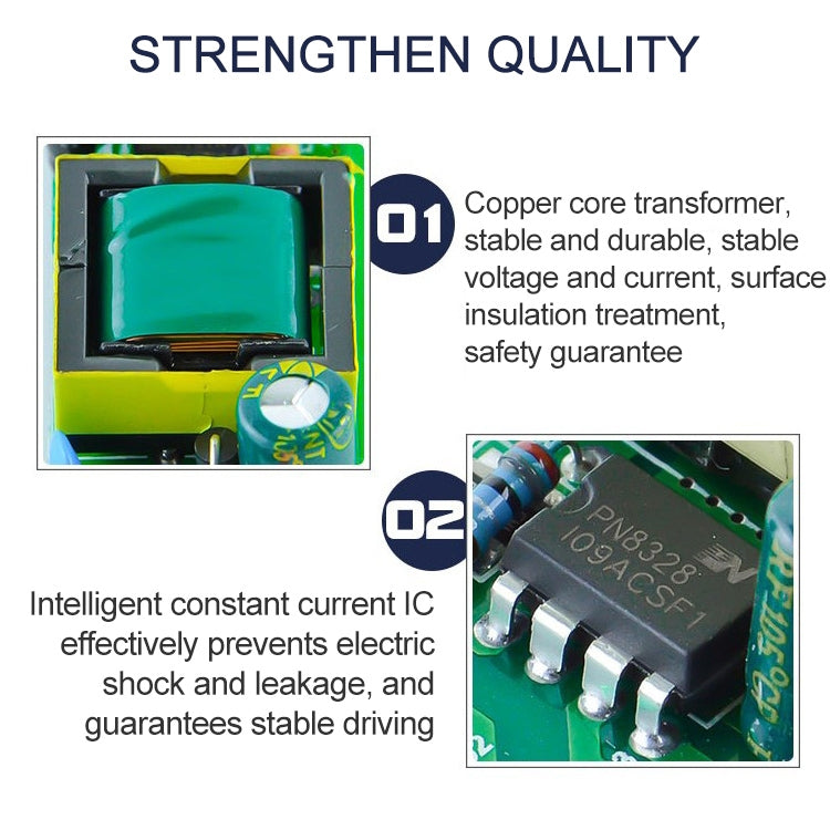 1-3W LED Driver Adapter Isolated Power Supply AC 85-265V to DC 3-12V - LED Drivers by PMC TechLife | Online Shopping South Africa | PMC TechLife