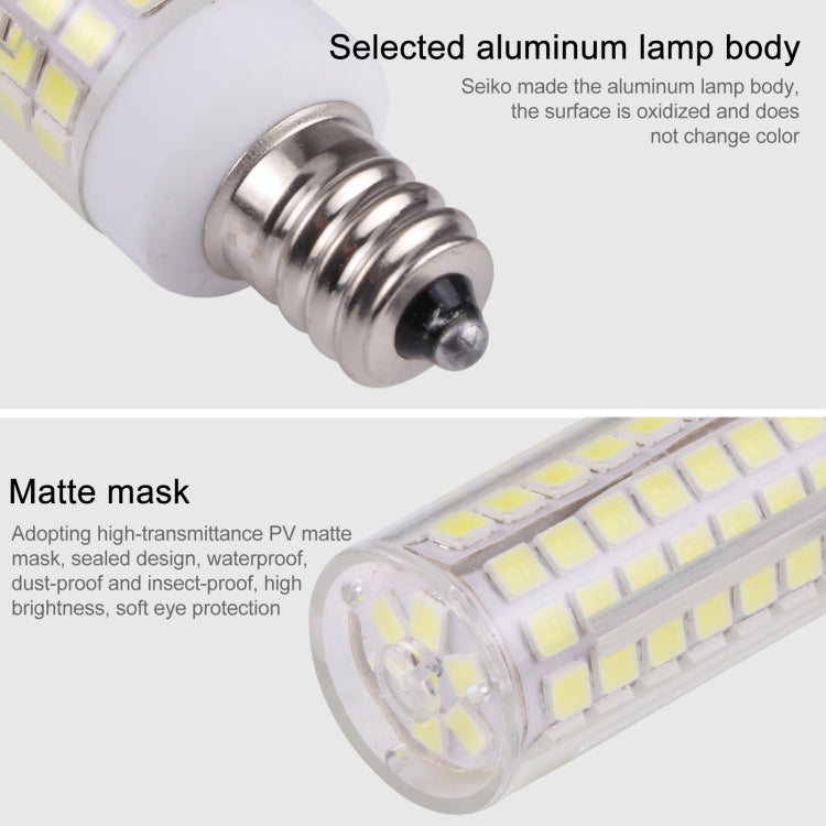 E11 102 LEDs SMD 2835 6000-6500K LED Corn Light, AC 110V(White Light) - LED Blubs & Tubes by PMc TechLife | Online Shopping South Africa | PMc TechLife | Buy Now Pay Later Mobicred