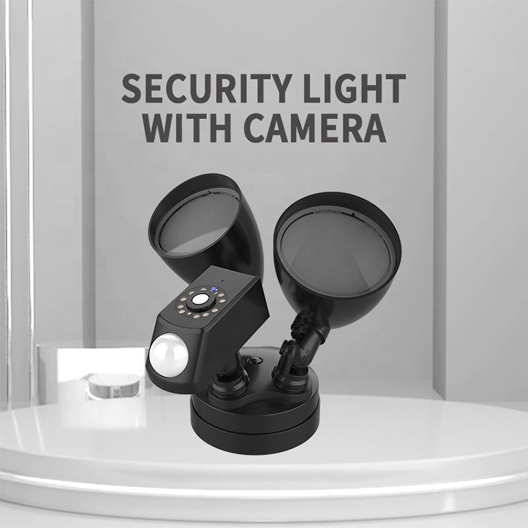 20W LED Smart Sensor Outdoor Floodlight with 1080P Security Camera, 4000K White Light (Black) - Street Lights by PMC Jewellery | Online Shopping South Africa | PMC Jewellery | Buy Now Pay Later Mobicred