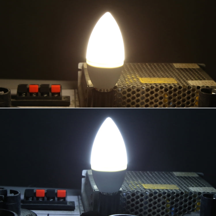 E14 7W 4000K White Light LED Bulb AC 85-265V - LED Blubs & Tubes by PMC TechLife | Online Shopping South Africa | PMC TechLife