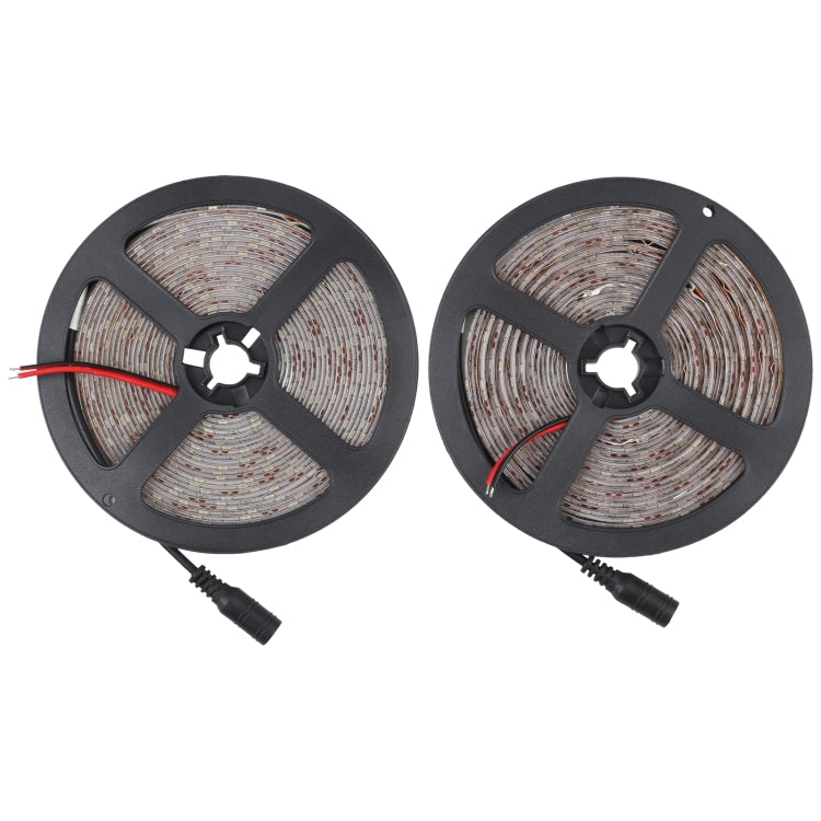 2pcs Bare Board 2835 SMD Dimmable White Light / Warm Light LED Rope Light, 60 LED/m, Length: 5m, 12V 2A 100-240V(AU Plug) - Bare Board Light by PMC TechLife | Online Shopping South Africa | PMC TechLife | Buy Now Pay Later Mobicred
