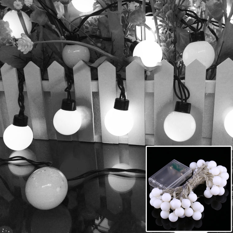 4m LED Decoration Light, 40 LEDs 3 x AA Batteries Powered String Light with 3-Modes, DC 4.5V(White Light) - Holiday Lights by PMC Jewellery | Online Shopping South Africa | PMC Jewellery | Buy Now Pay Later Mobicred