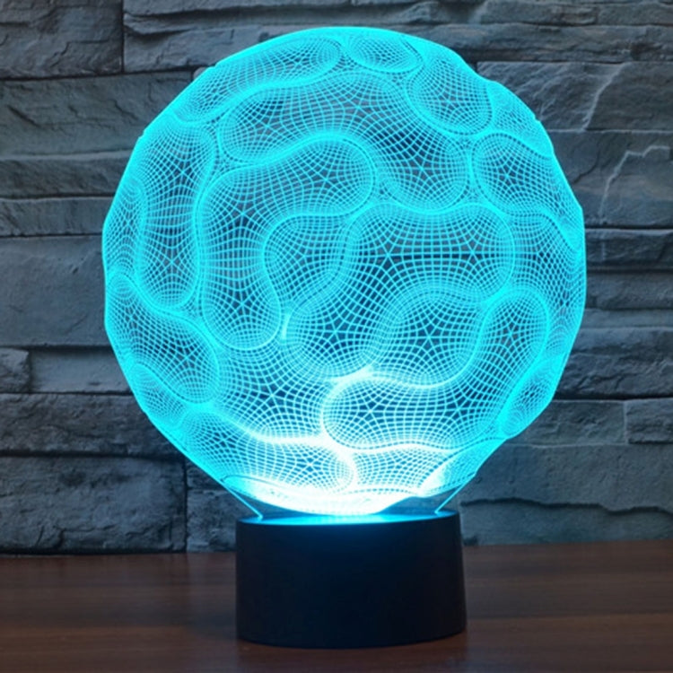 Brain Style 3D Touch Switch Control LED Light , 7 Color Discoloration Creative Visual Stereo Lamp Desk Lamp Night Light - Novelty Lighting by PMC TechLife | Online Shopping South Africa | PMC TechLife