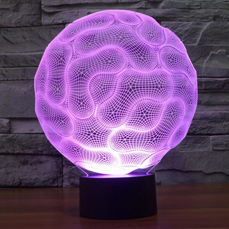 Brain Style 3D Touch Switch Control LED Light , 7 Color Discoloration Creative Visual Stereo Lamp Desk Lamp Night Light - Novelty Lighting by PMC TechLife | Online Shopping South Africa | PMC TechLife