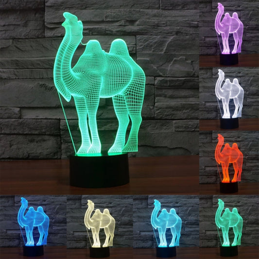 Camel Style 3D Touch Switch Control LED Light , 7 Color Discoloration Creative Visual Stereo Lamp Desk Lamp Night Light - Novelty Lighting by PMC Jewellery | Online Shopping South Africa | PMC Jewellery | Buy Now Pay Later Mobicred