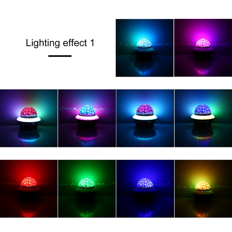 LED Flying Saucer Starry Sky Light Bluetooth Music Star Projection Night Light with Remote Control (Black) - Night Lights by PMc TechLife | Online Shopping South Africa | PMc TechLife | Buy Now Pay Later Mobicred