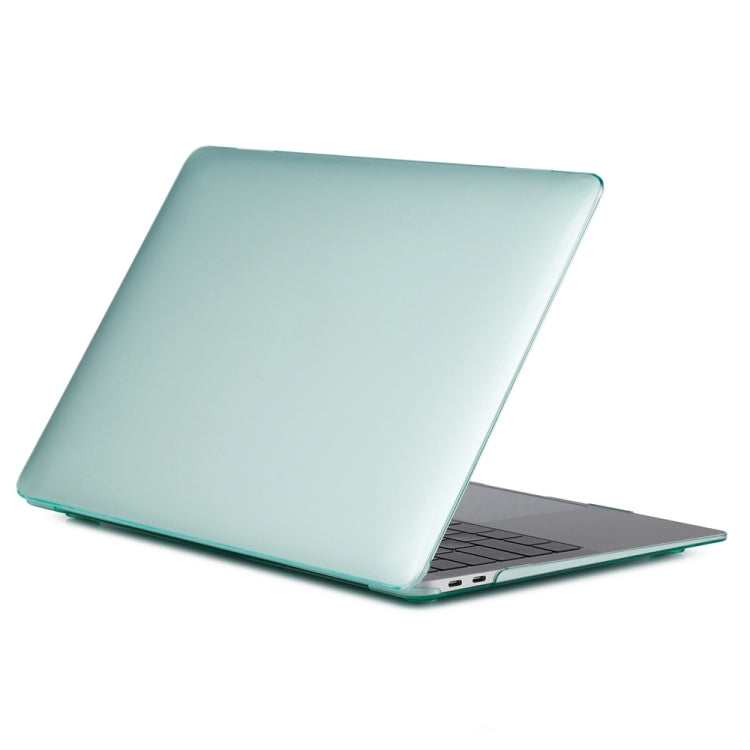 For MacBook Air 13.3 inch A1932 2018 & A2179 2020 & A2337 Laptop Crystal Style Protective Case(Green) - MacBook Air Cases by PMC Jewellery | Online Shopping South Africa | PMC Jewellery | Buy Now Pay Later Mobicred