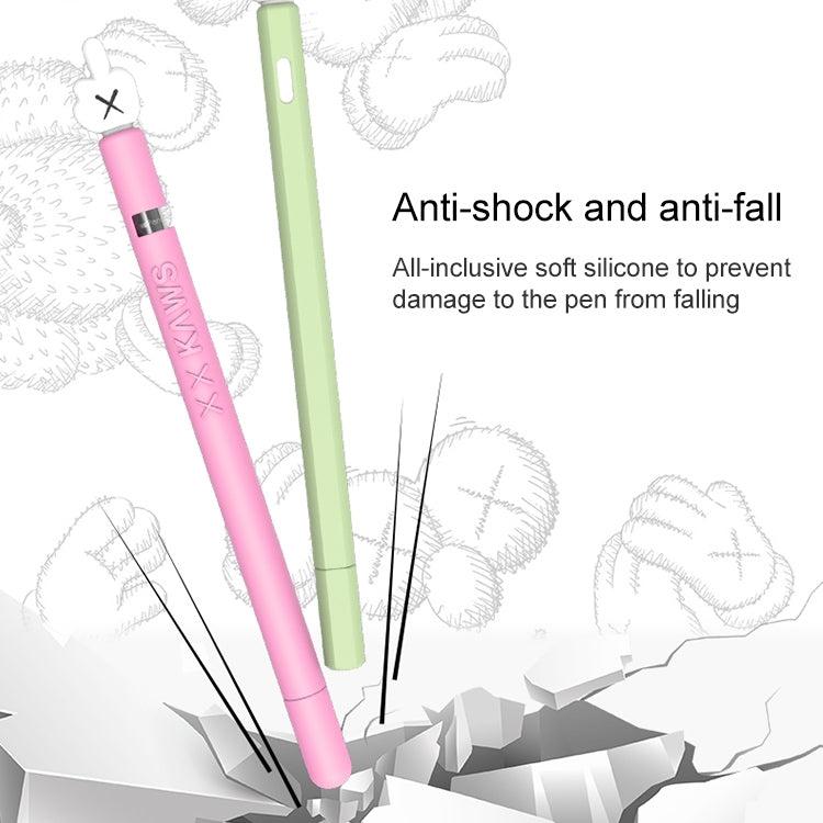LOVE MEI For Apple Pencil 2 Middle Finger Shape Stylus Pen Silicone Protective Case Cover (Black) - free shipping - PMC TechLife - Order now!