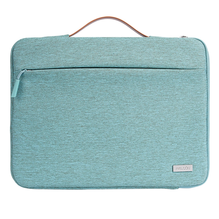 For 14 inch Laptop Zipper Waterproof  Handheld Sleeve Bag (Green) - 13.3 inch by PMC TechLife | Online Shopping South Africa | PMC TechLife | Buy Now Pay Later Mobicred