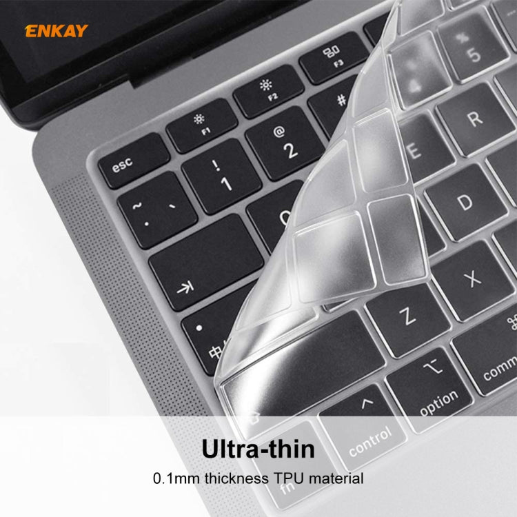 For MacBook Air 13.3 inch A1932 2018 ENKAY Hat-prince US Version of The Notebook Ultra-thin TPU Keyboard Protective Cover - Keyboard Protector by ENKAY | Online Shopping South Africa | PMC Jewellery | Buy Now Pay Later Mobicred