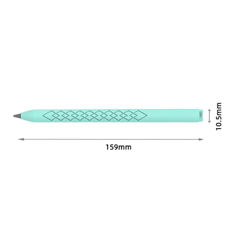 For Apple Pencil (USB-C) Diamond Pattern Silicone Stylus Pen Protective Case (Pink) - Pencil Accessories by PMC Jewellery | Online Shopping South Africa | PMC Jewellery | Buy Now Pay Later Mobicred