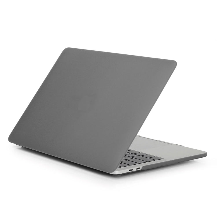 ENKAY Hat-Prince 2 in 1 Frosted Hard Shell Plastic Protective Case + Europe Version Ultra-thin TPU Keyboard Protector Cover for 2016 MacBook Pro 13.3 Inch without Touch Bar (A1708) (Grey) - MacBook Pro Cases by ENKAY | Online Shopping South Africa | PMC Jewellery | Buy Now Pay Later Mobicred