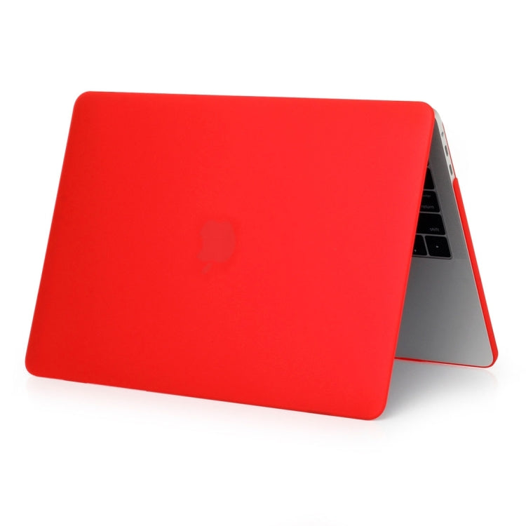 ENKAY Hat-Prince 2 in 1 Frosted Hard Shell Plastic Protective Case + Europe Version Ultra-thin TPU Keyboard Protector Cover for 2016 MacBook Pro 13.3 Inch without Touch Bar (A1708) (Red) - MacBook Pro Cases by ENKAY | Online Shopping South Africa | PMC Jewellery | Buy Now Pay Later Mobicred