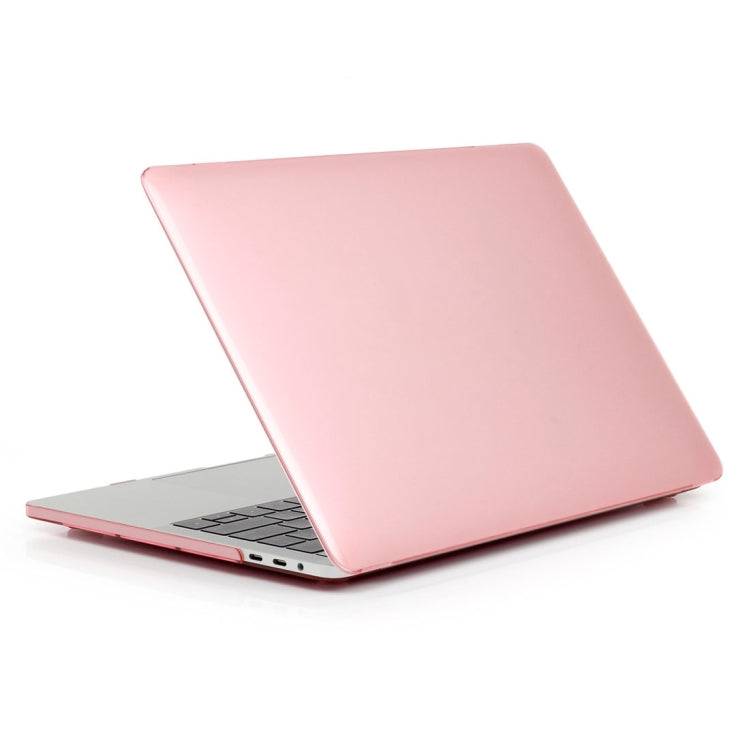 ENKAY Hat-Prince 2 in 1 Crystal Hard Shell Plastic Protective Case + Europe Version Ultra-thin TPU Keyboard Protector Cover for 2016 MacBook Pro 13.3 Inch with Touch Bar (A1706) (Pink) - MacBook Pro Cases by ENKAY | Online Shopping South Africa | PMC Jewellery | Buy Now Pay Later Mobicred