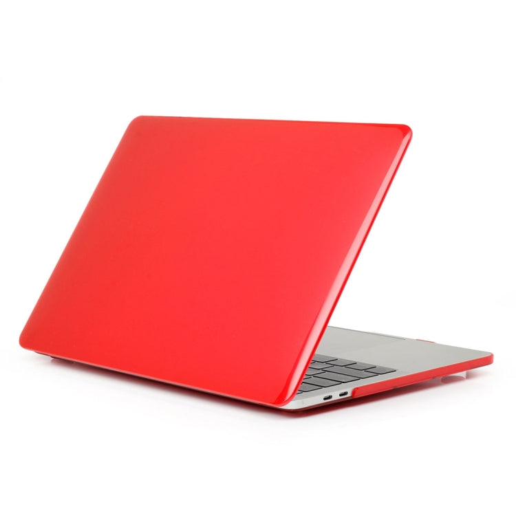 ENKAY Hat-Prince 2 in 1 Crystal Hard Shell Plastic Protective Case + Europe Version Ultra-thin TPU Keyboard Protector Cover for 2016 MacBook Pro 13.3 Inch with Touch Bar (A1706) (Red) - MacBook Pro Cases by ENKAY | Online Shopping South Africa | PMC Jewellery | Buy Now Pay Later Mobicred