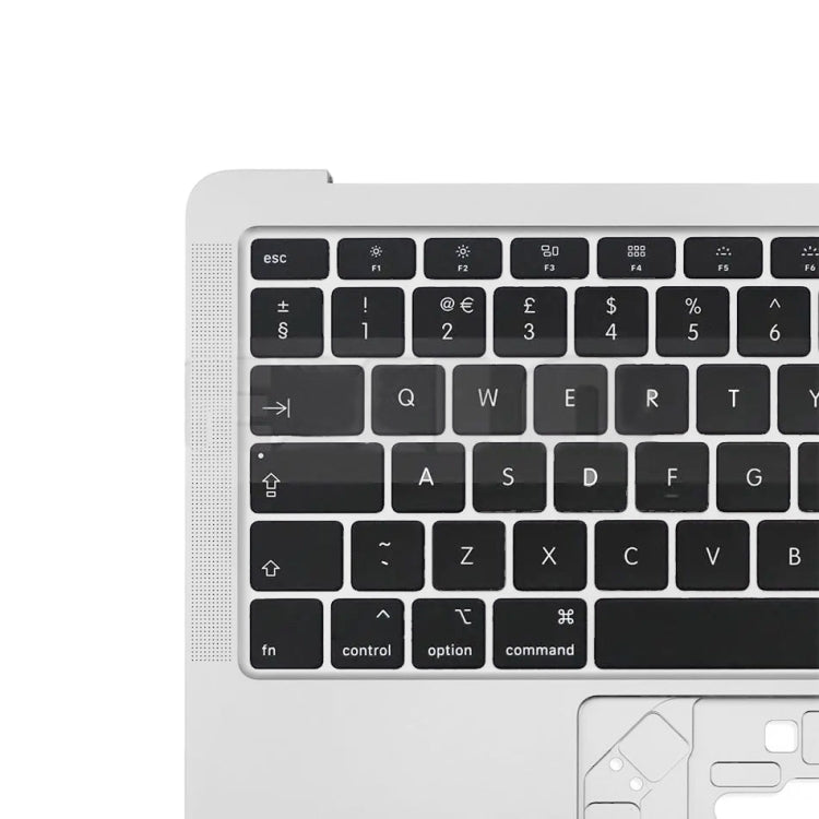 For Macbook Air 13 2020 M1 A2337 C-side Cover + UK Edition Key Board (Silver) - Bottom Cover by PMC TechLife | Online Shopping South Africa | PMC TechLife