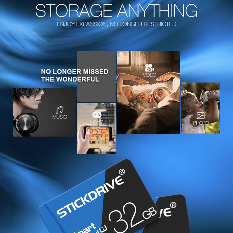 STICKDRIVE 128GB High Speed U3 Blue and Black TF(Micro SD) Memory Card - Micro SD Card by STICKDRIVE | Online Shopping South Africa | PMC Jewellery | Buy Now Pay Later Mobicred