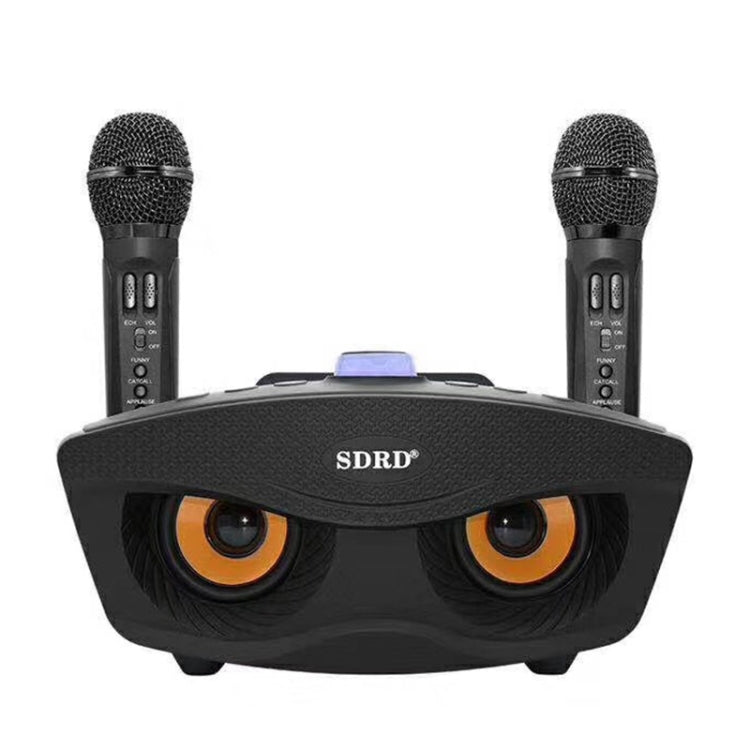 SD-306 2 in 1 Family KTV Portable Wireless Live Dual Microphone + Bluetooth Speaker(Black) - Microphone by PMC TechLife | Online Shopping South Africa | PMC TechLife | Buy Now Pay Later Mobicred