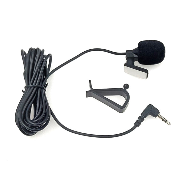 ZJ015MR Stereo 3.5mm Angle Head Plug Car Navigation DVD External Paste Microphone, Length: 3m - Microphone by PMC Jewellery | Online Shopping South Africa | PMC Jewellery
