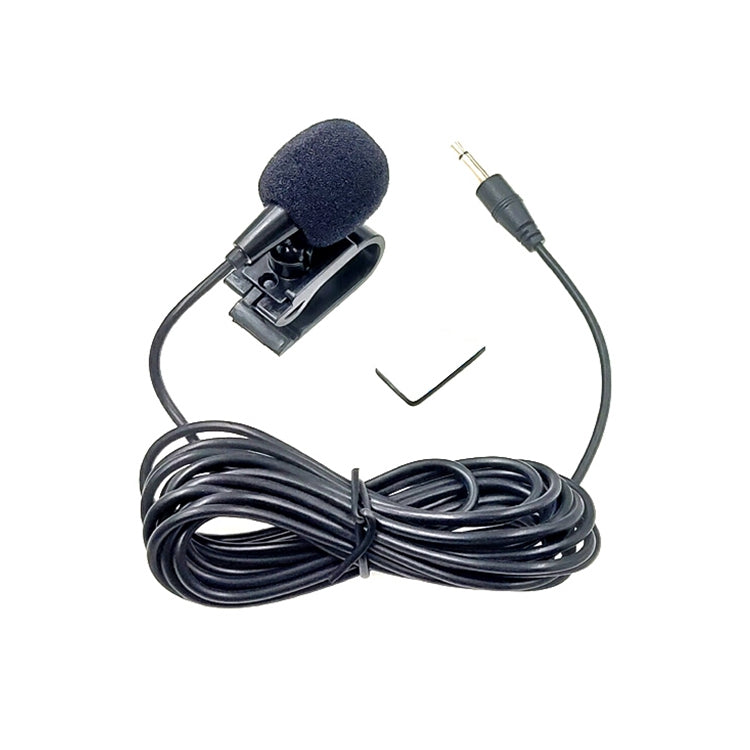 ZJ025MR Stick-on Clip-on Lavalier 2.5mm Jack Mono Microphone for Car GPS / Bluetooth Enabled Audio DVD External Mic, Cable Length: 3m - Microphone by PMC Jewellery | Online Shopping South Africa | PMC Jewellery
