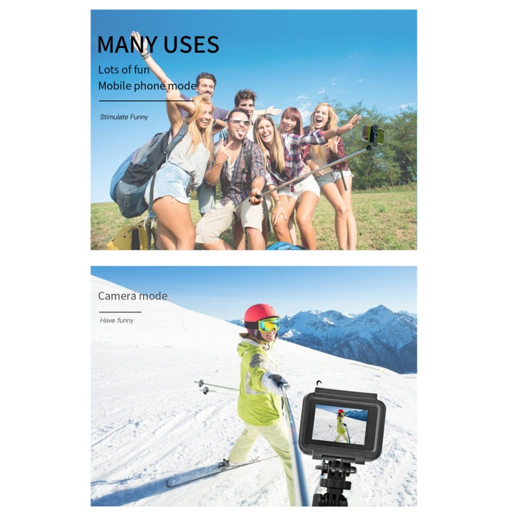 L02 100cm Multi-function Adjustable Bluetooth Self-timer Pole Tripod Selfie Stick (White) - Selfie Sticks by PMC TechLife | Online Shopping South Africa | PMC TechLife | Buy Now Pay Later Mobicred