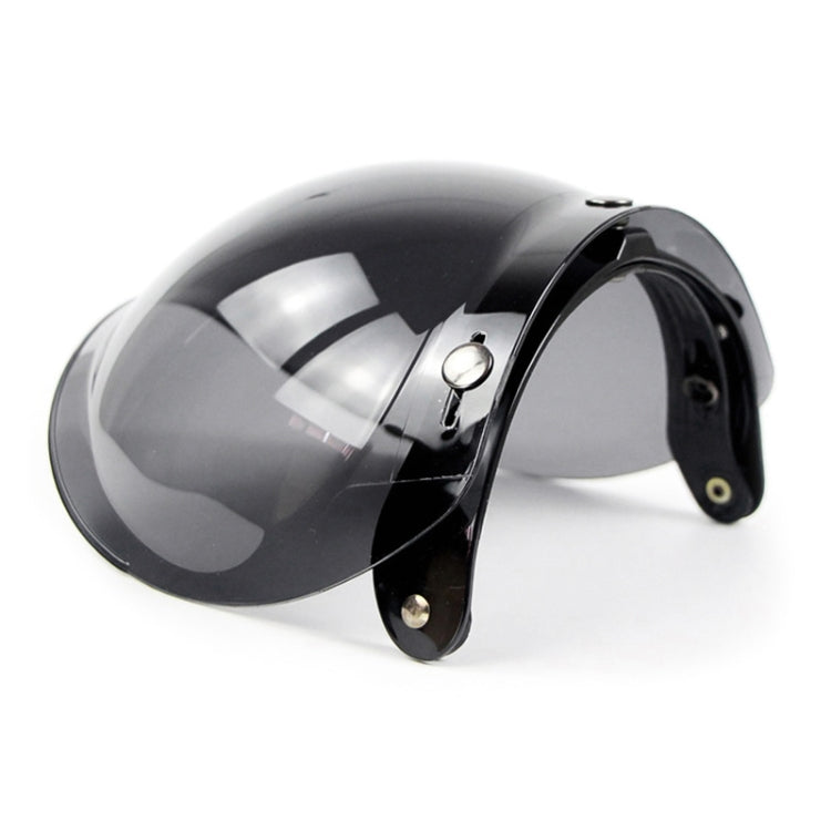 Soman Motorcycle Bubble Visor Open Face Helmet Visor Helmet Windshield Shield with Transparent Frame(Colour) - Helmets by SOMAN | Online Shopping South Africa | PMC TechLife | Buy Now Pay Later Mobicred