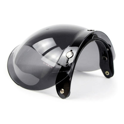 Soman Motorcycle Bubble Visor Open Face Helmet Visor Helmet Windshield Shield with Transparent Frame(Colour) - Helmets by SOMAN | Online Shopping South Africa | PMC Jewellery | Buy Now Pay Later Mobicred