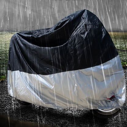 210D Oxford Cloth Motorcycle Electric Car Rainproof Dust-proof Cover, Size: XL (Silver) - Raincoat by PMC Jewellery | Online Shopping South Africa | PMC Jewellery | Buy Now Pay Later Mobicred