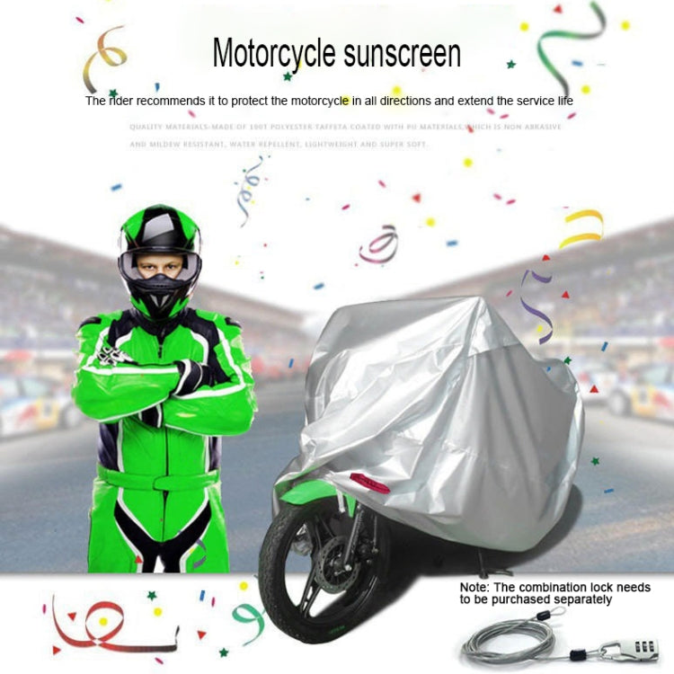 210D Oxford Cloth Motorcycle Electric Car Rainproof Dust-proof Cover, Size: XL (Silver) - Raincoat by PMC TechLife | Online Shopping South Africa | PMC TechLife | Buy Now Pay Later Mobicred