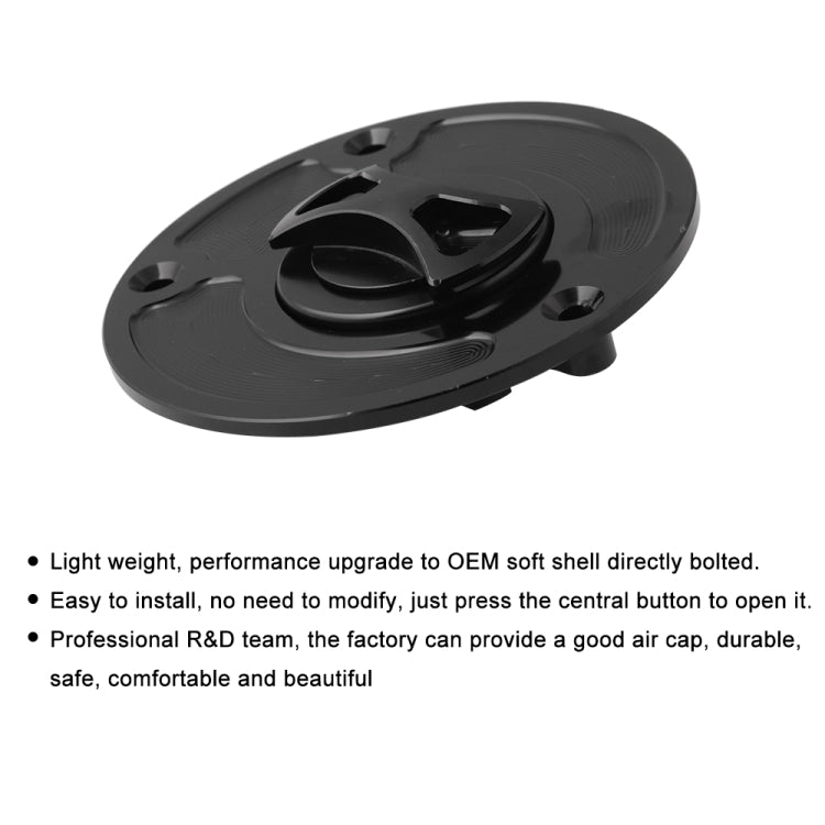 MB-OC029-BK Motorcycle Aluminum Oil Box Cover for Kawasaki FZX-6R / ZX-6RF 1-3 (Black) - Others by PMC Jewellery | Online Shopping South Africa | PMC Jewellery | Buy Now Pay Later Mobicred