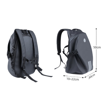 Motorcycle Rainproof Shoulders Helmet Soft Riding Backpack (Black) - Bags & Luggages by PMC Jewellery | Online Shopping South Africa | PMC Jewellery | Buy Now Pay Later Mobicred