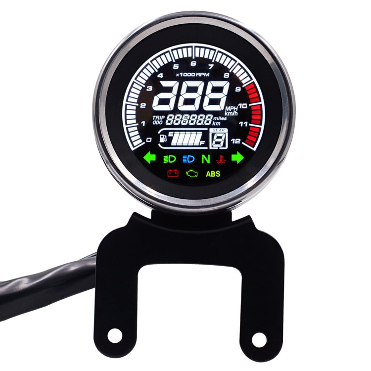 Universal Motorcycle Modified Multi-functional LED Digital Meter Indicator Light Tachometer Odometer Speedometer Oil Meter - Others by PMC TechLife | Online Shopping South Africa | PMC TechLife | Buy Now Pay Later Mobicred