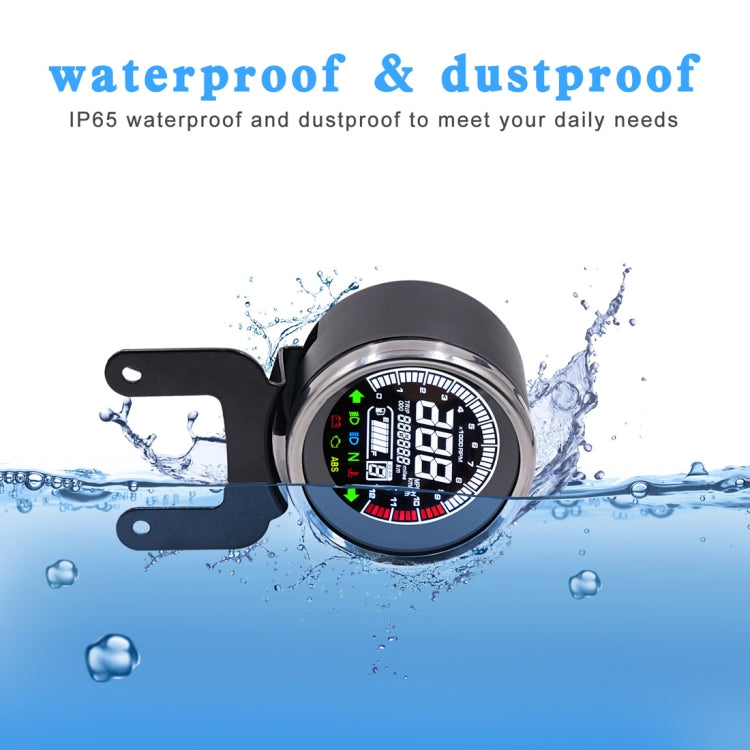 Universal Motorcycle Modified Multi-functional LED Digital Meter Indicator Light Tachometer Odometer Speedometer Oil Meter - Others by PMC TechLife | Online Shopping South Africa | PMC TechLife | Buy Now Pay Later Mobicred